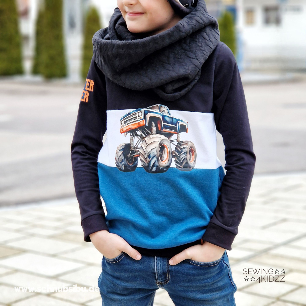 Bügelbild Monstertruck